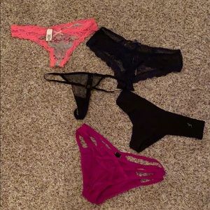 Size XS Victoria’s Secret underwear!! Bundle of 5